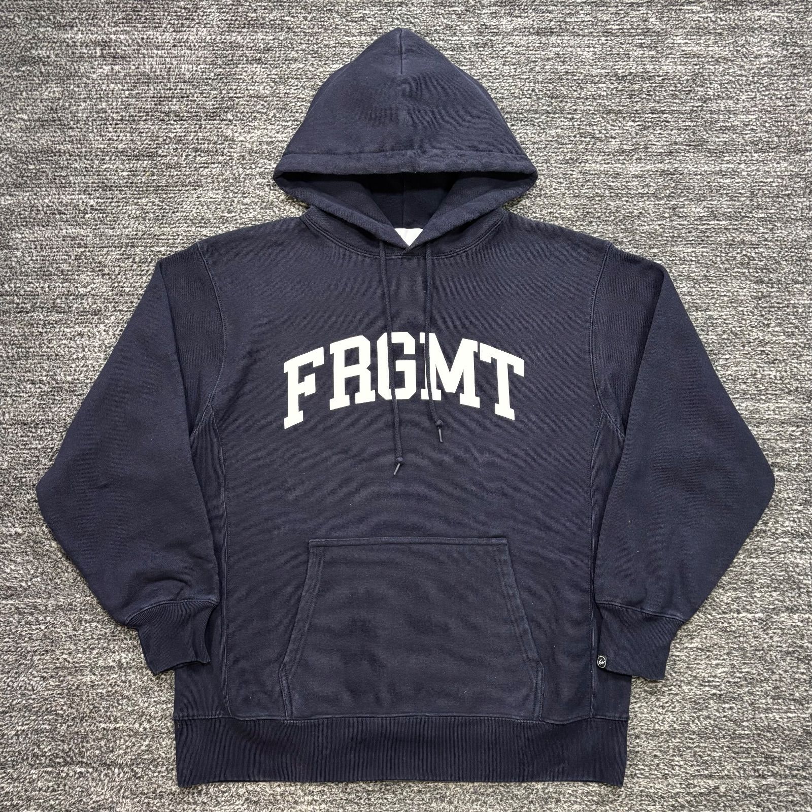 FRAGMENT UNIVERSITY SWEAT HOODIE NAVY L フラグメント 藤原ヒロシ ユニバーシティー パーカー ネイビー