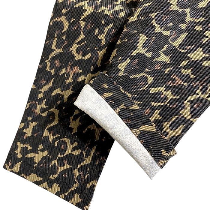 パーリーゲイツ ゴルフ レオパード柄 ストレッチパンツ ウェア 定価3.3万 4 PEARLY GATES パーリーゲイツ ゴルフ コットン混ドビー レオパード柄