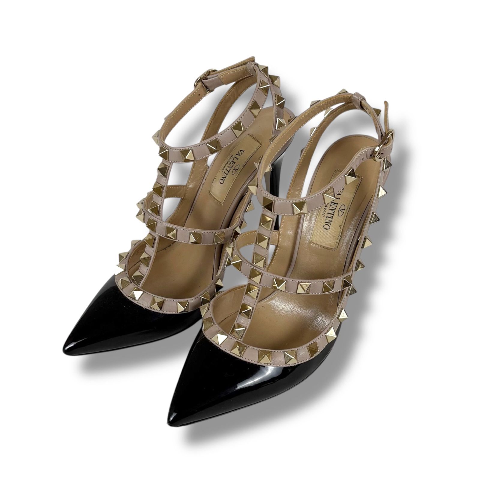 VALENTINO ヴァレンティノ ガラヴァーニ ポインテッドトゥ ロック