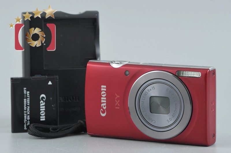 Canon キヤノン 【】Canon キヤノン IXY 160 レッド コンパクト 
