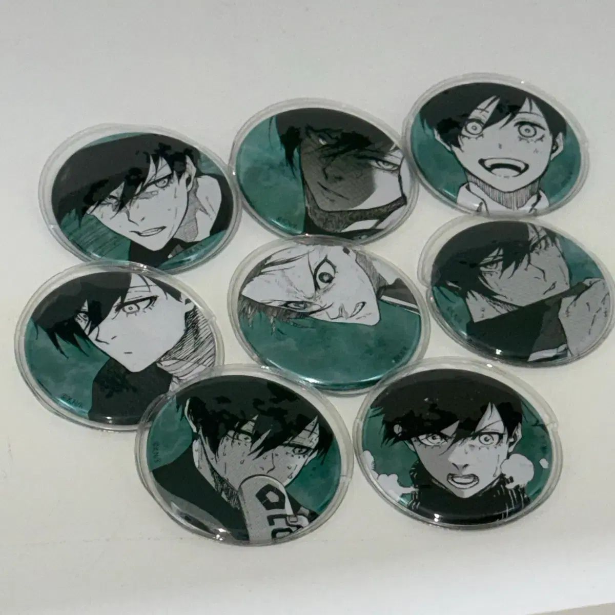 ブルーロック 糸師 凛 原画展 缶バッジ 8種 まとめ