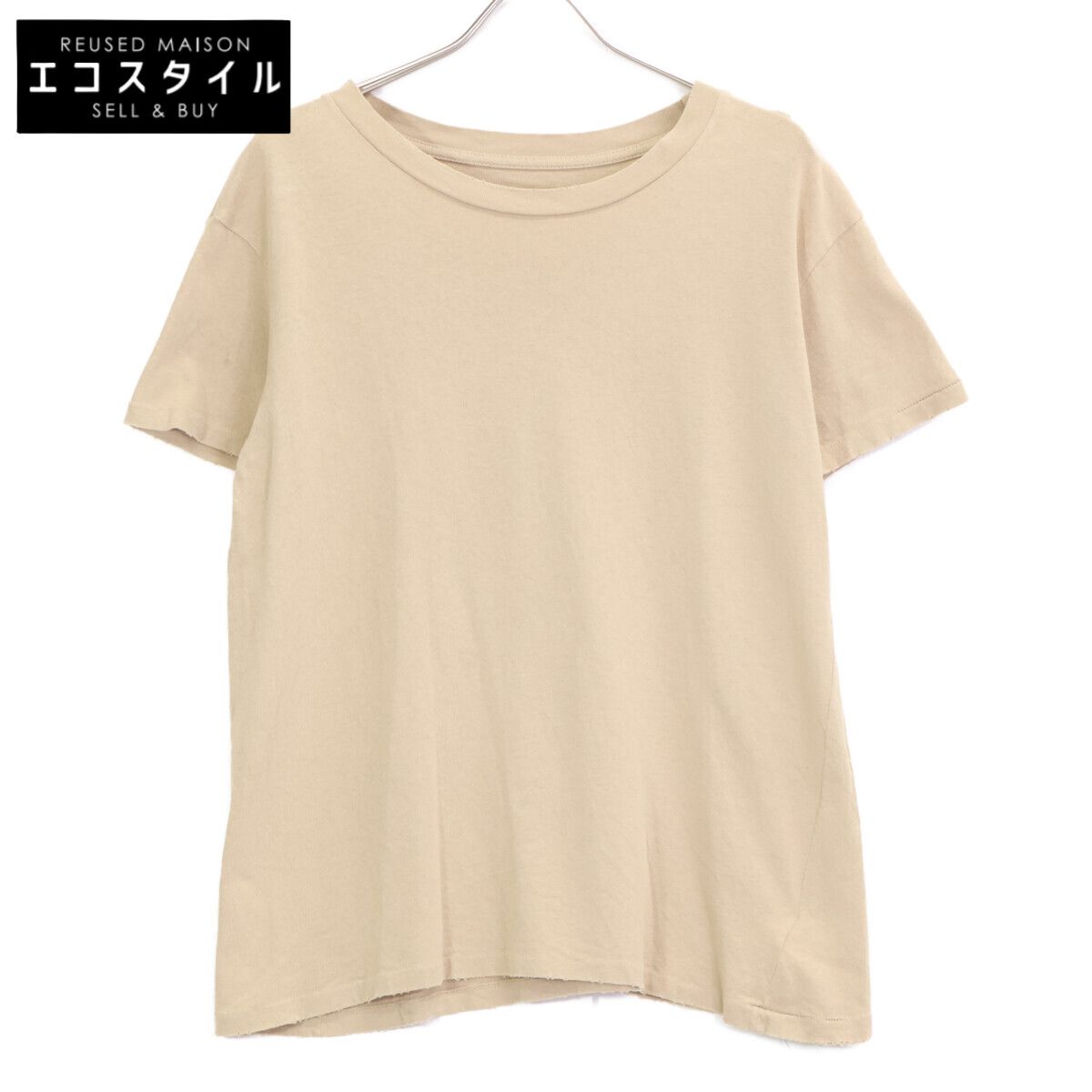 L Appartement アパルトモン 20-070-570-0006-3-0 NILI LOTAN 製品染め クルーネック 半袖Tシャツ| 36