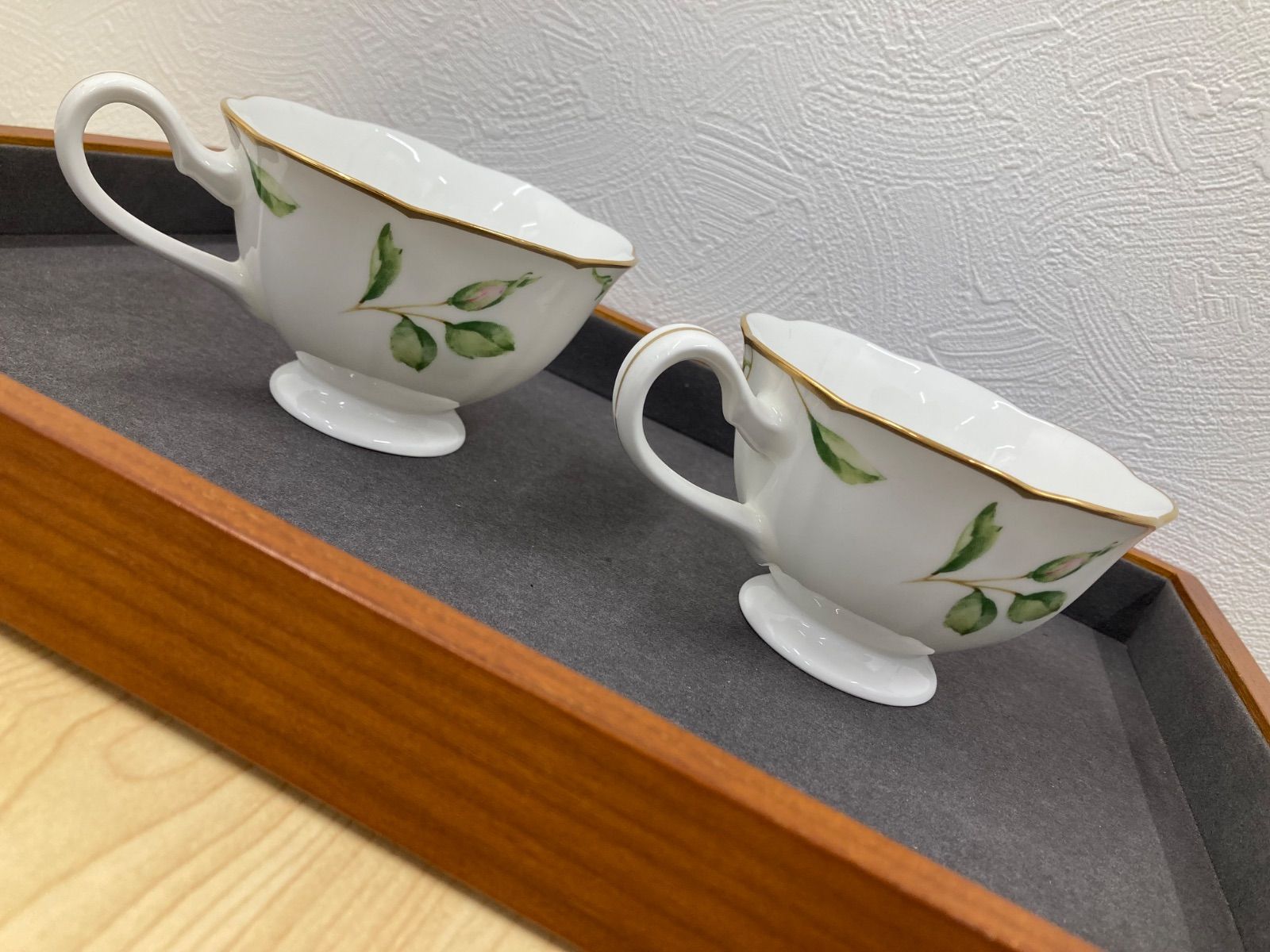 ナルミ ロージーレーン コーヒー カップ＆ソーサー ４客