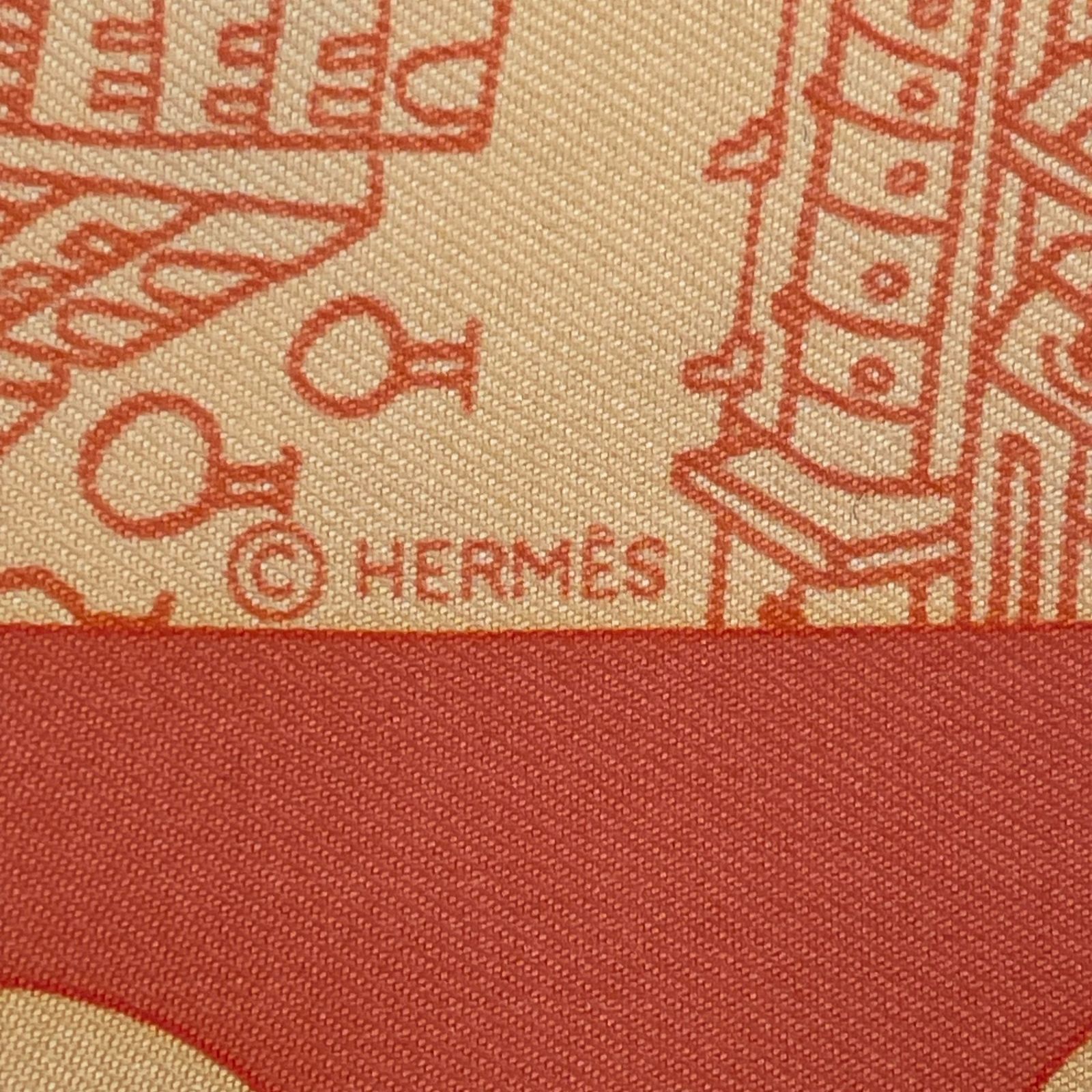 極美品 HERMES エルメス カレ90 スカーフ シルク100％ de passage a