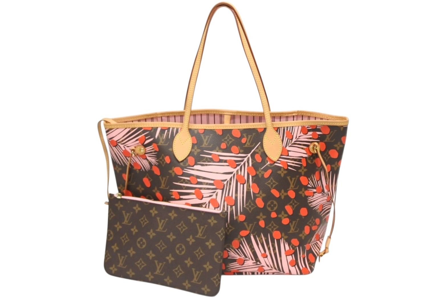 LOUIS VUITTON ルイヴィトン ネヴァーフルMM トートバッグ M 41979 モノグラム ジャングルドット ゴールド金具 4 b 011251