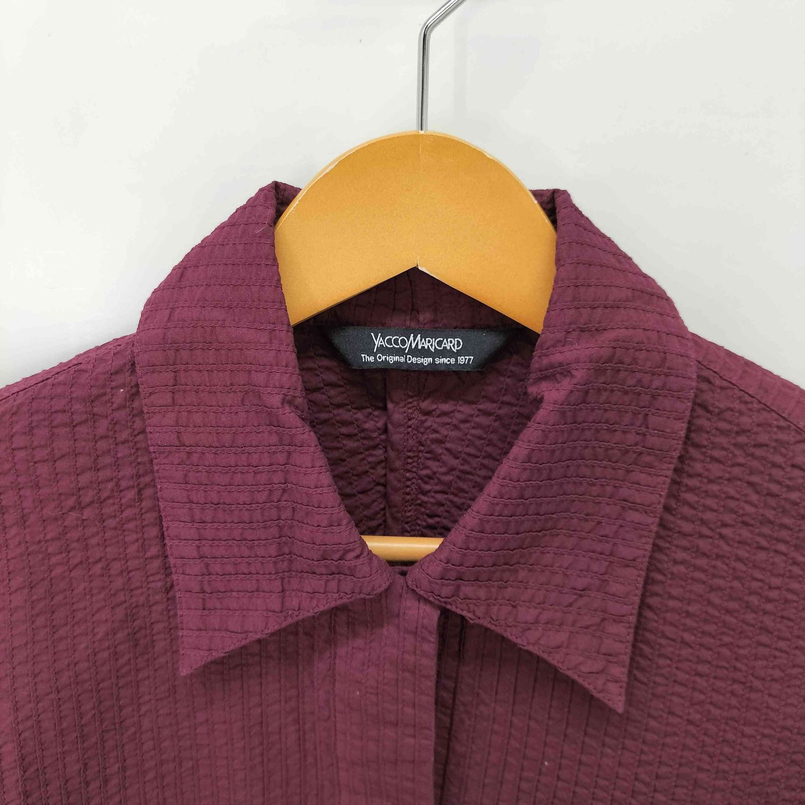 ヤッコマリカルド YACCO MARICARD ピンタック比翼シャツ レディース 1