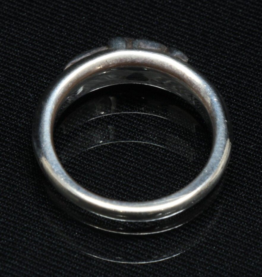 CHROME HEARTS クロムハーツ ベイビークラシック ダガー パヴェダイヤ リング メンズ 指輪 SV 925 約15号 101453