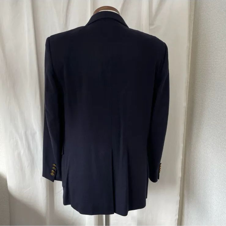 ブルックスブラザーズ ジャケット カシミヤ100% 紺ブレ 金ボタン