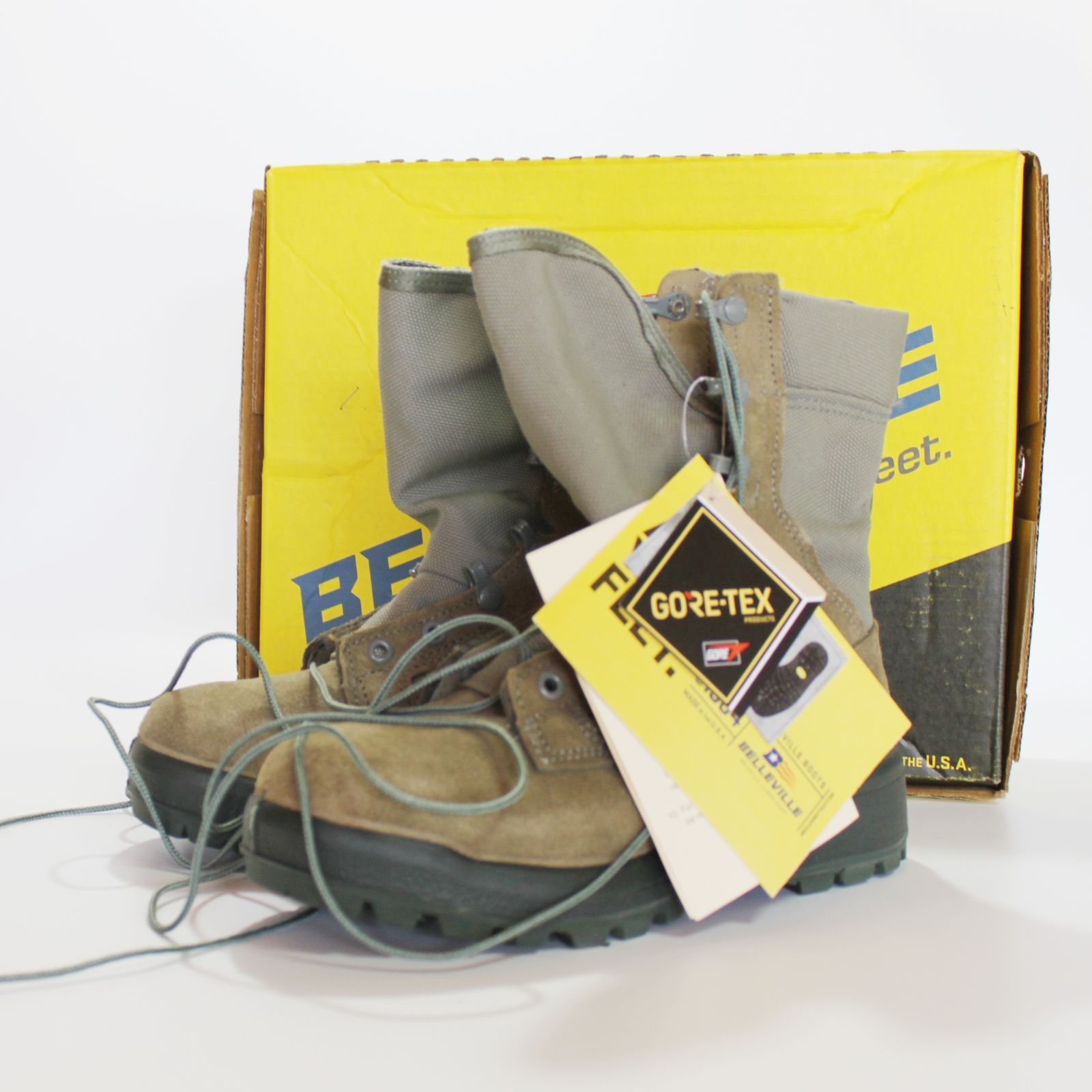 未使用】BELLEVILLE ゴアテックス Vibram ソール コンバットブーツ 7.5