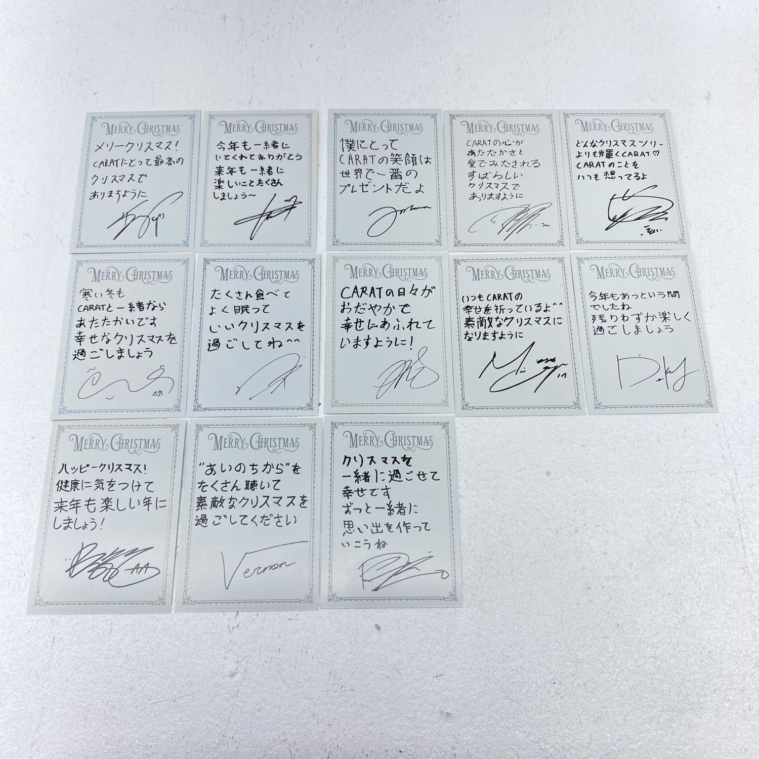 SEVENTEEN あいのちから クリスマスカード SEVENTEEN セブチ あいのちから クリスマスカード ウジ - メルカリ