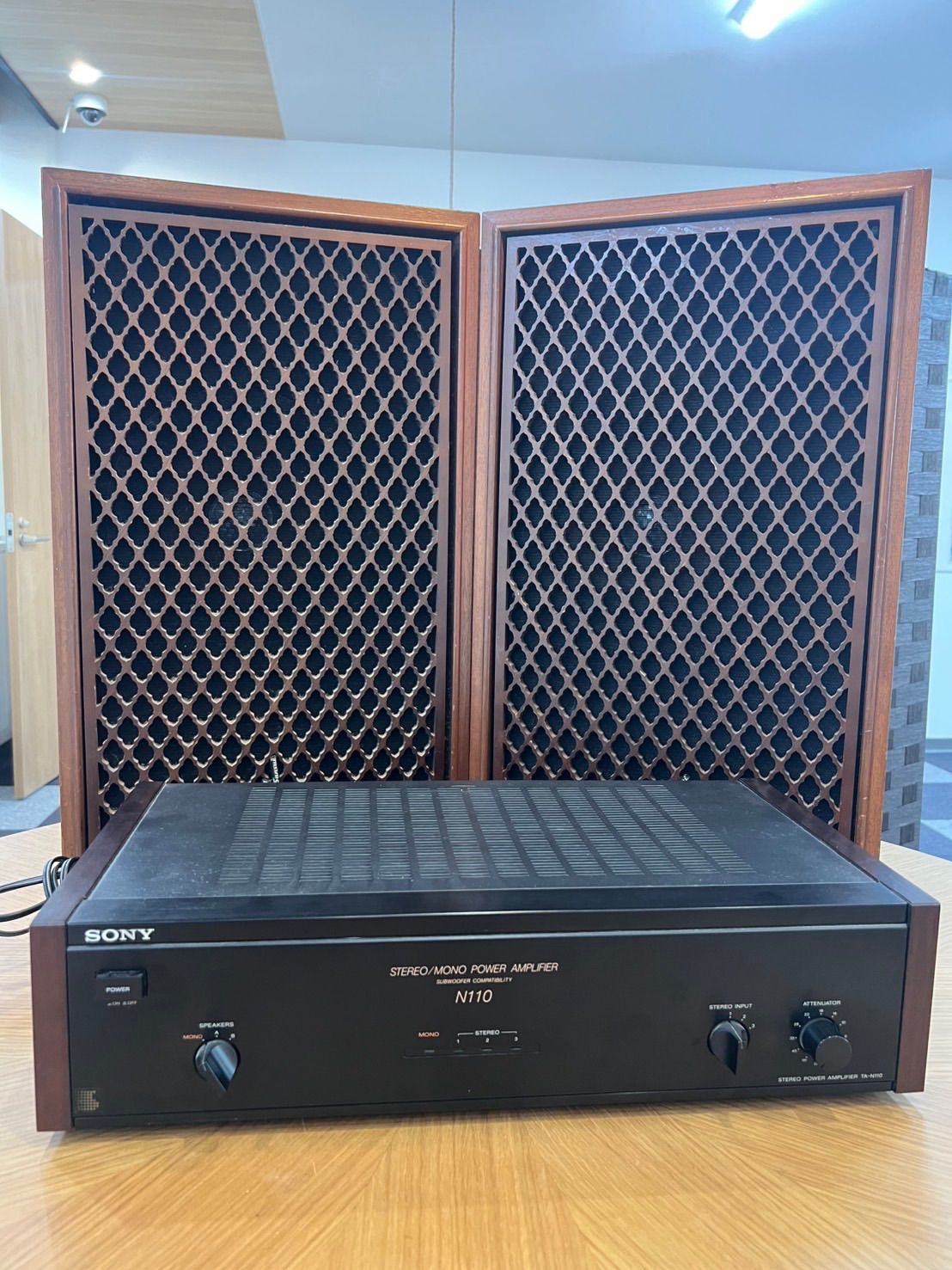 品 SONY ステレオパワーアンプ TA-N 110 スピーカーセット