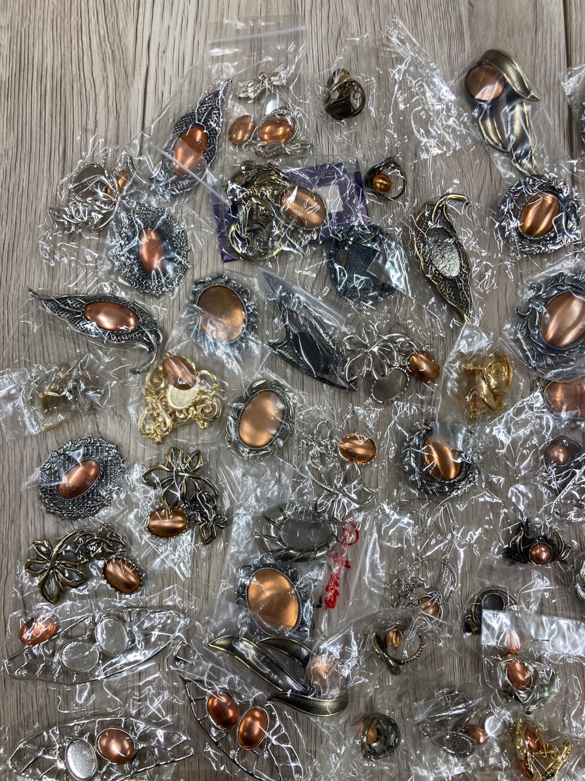 K 192 七宝焼き アクセサリーパーツ 素材100点セット