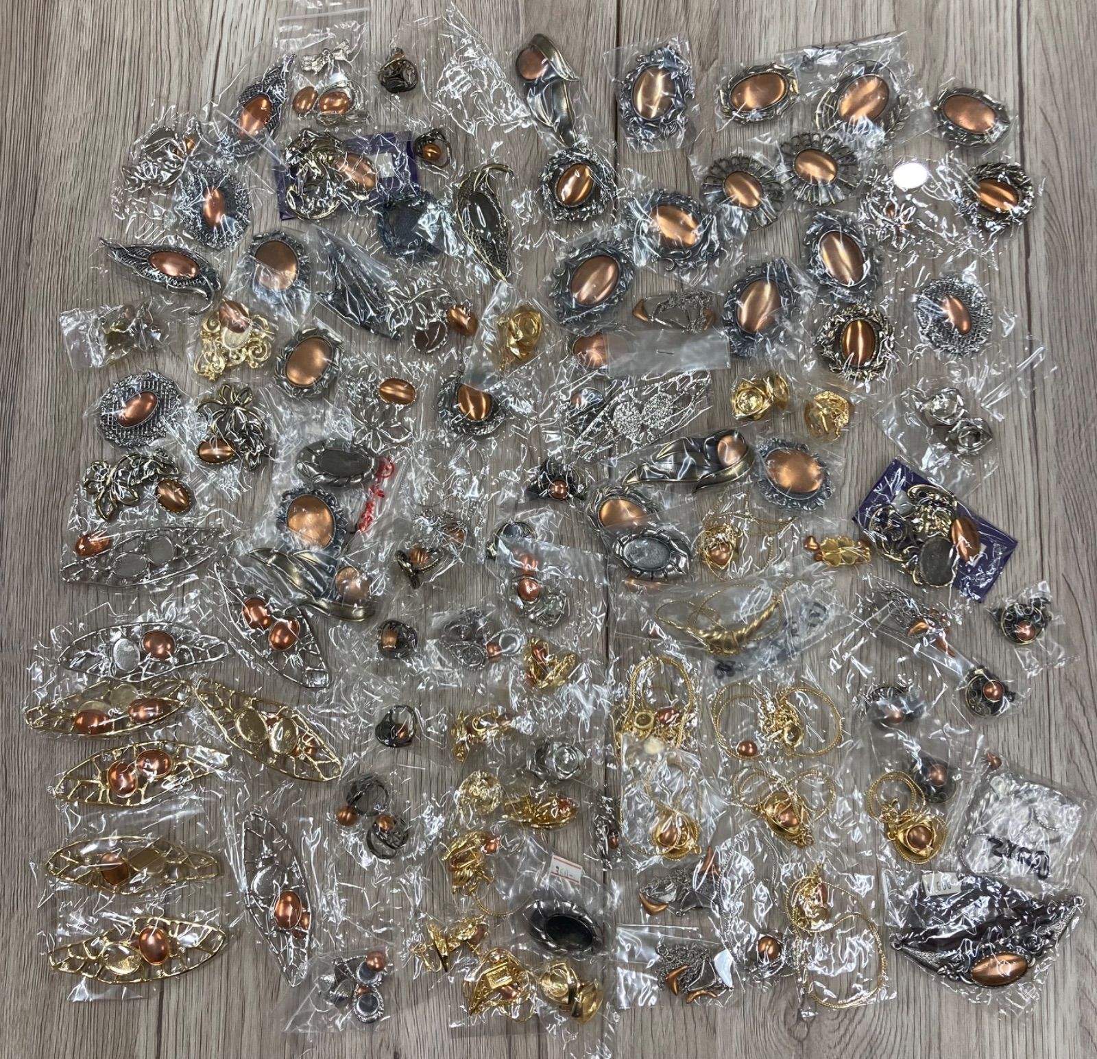 K 192 七宝焼き アクセサリーパーツ 素材100点セット