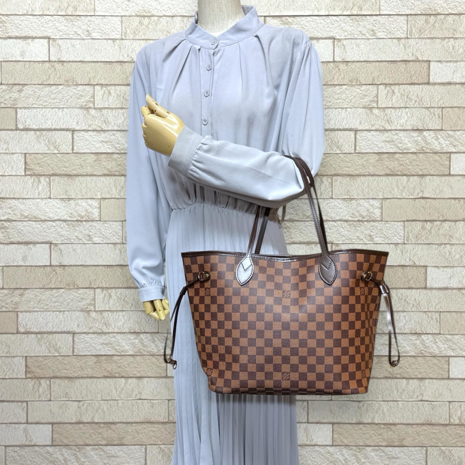 ルイヴィトン ネヴァーフルMM ダミエ トートバッグ ダミエキャンバス