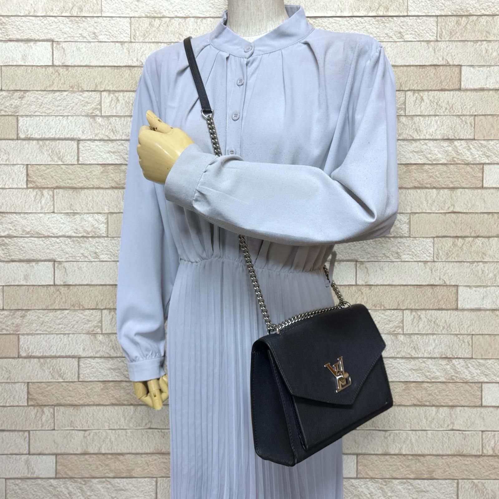 ルイヴィトン マイロックミー・チェーン ショルダーバッグ レザー