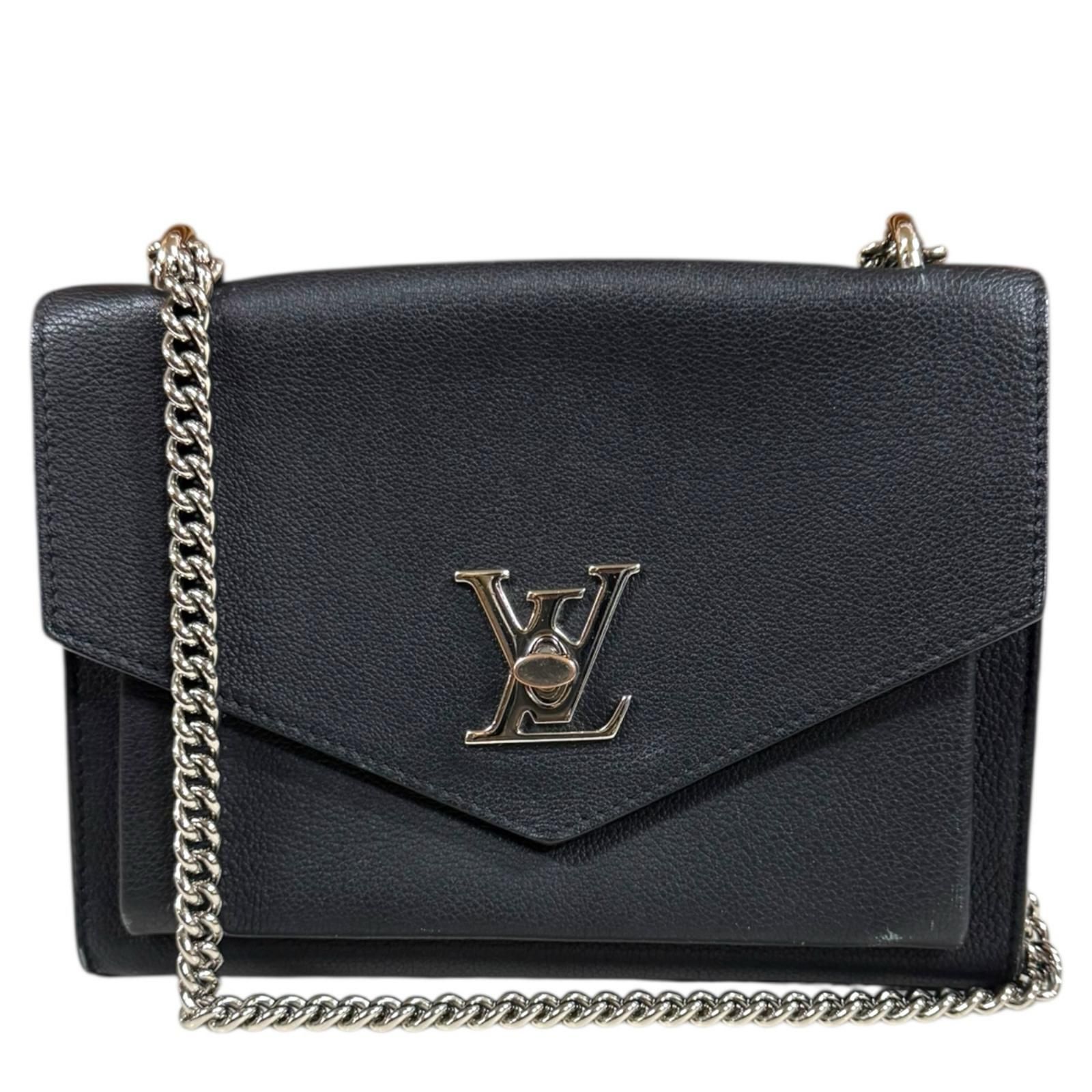 ルイヴィトン マイロックミー･チェーン ショルダーバッグ レザー M 51418 ブラック レディース LOUIS VUITTON ルイ ヴィトン
