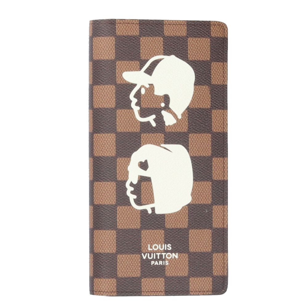 ルイヴィトン ファレル ウイリアムス|NIGOコラボ ポルトフォイユ ブラザ ダミエ 長財布 N 40780 ユニセックス LOUIS VUITTON ルイ ヴィトン