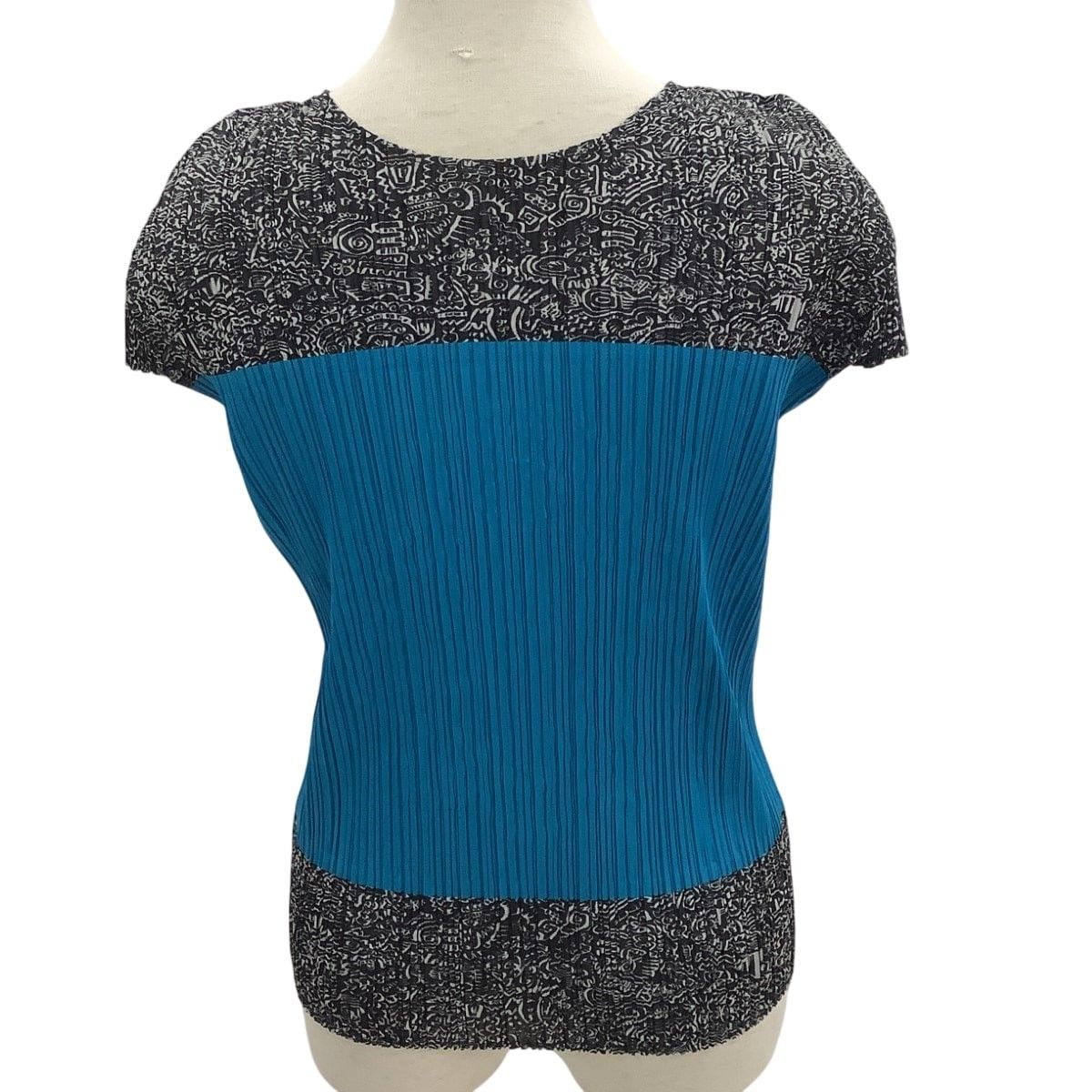 ISSEY MIYAKE イッセイミヤケ PLEATS PLEASE カットソー SIZE 3 鳥