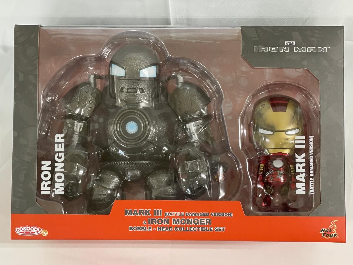 未開封】アイアンモンガー＆アイアンマン・マーク3(2体セット