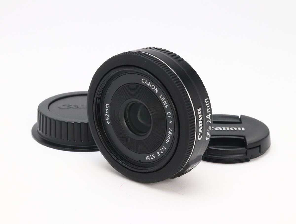 AA- 上品 Canon キヤノン EF-S 24 mm F 2.8 STM 初期不良 対応 212-135