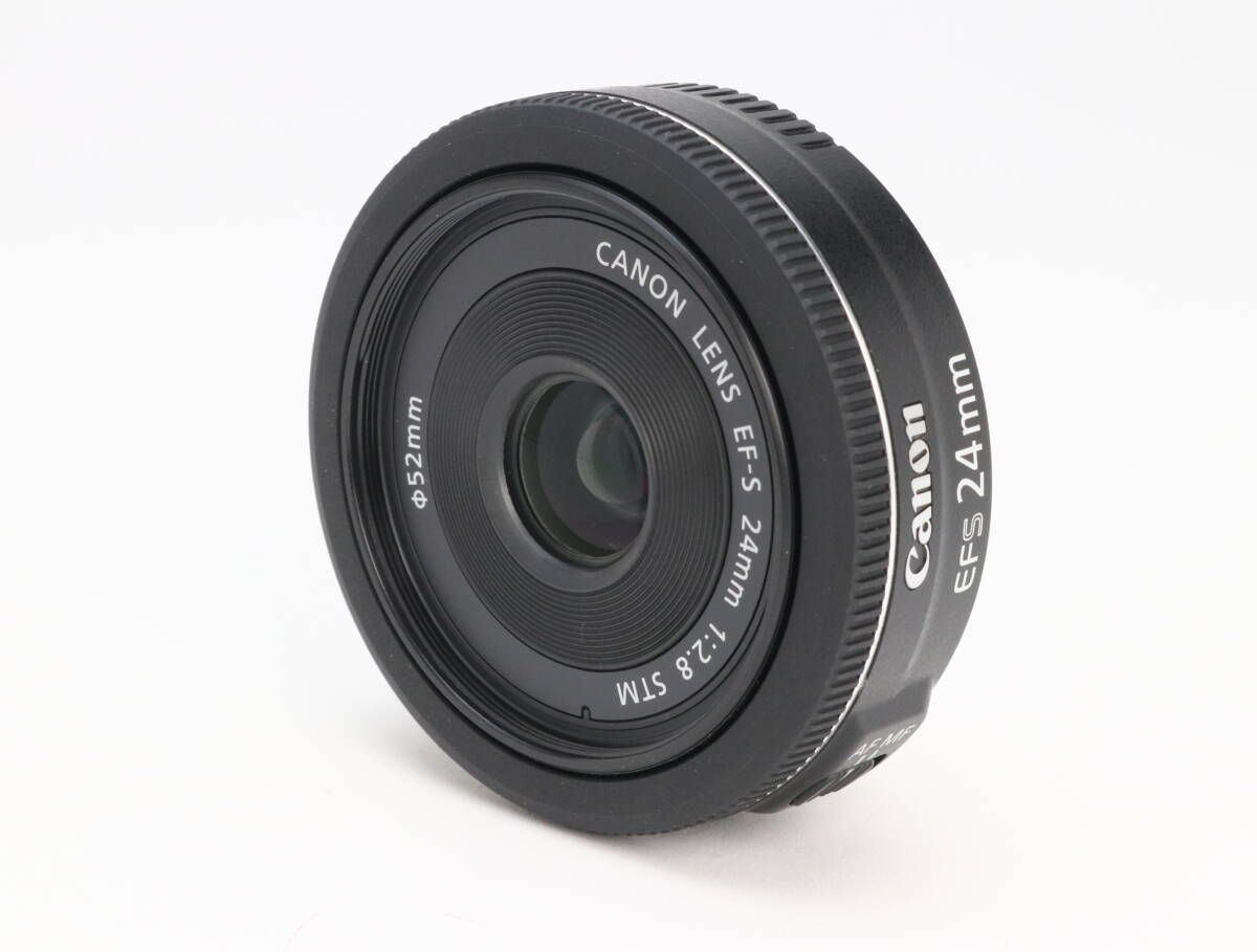 AA- 上品 Canon キヤノン EF-S 24 mm F 2.8 STM 初期不良 対応 212-135