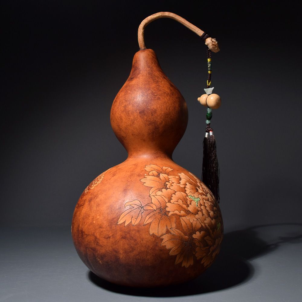 中国美術品　骨董品　瓢箪　ひょうたん 蝶々　台座付き 中国美術品 骨董品 瓢箪 ひょうたん 蝶々 台座付き