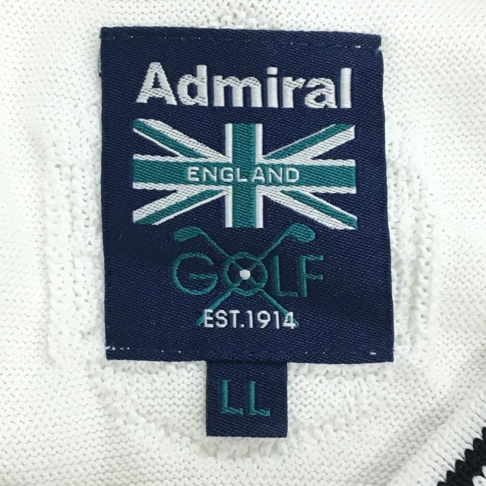 ADMIRAL アドミラル ニットセーター エンブレム総柄 ネイビー系 M [240101500730] ゴルフウェア レディース アドミラル ニットセーター セーター 総柄 ライトグレー×黒 サイズ