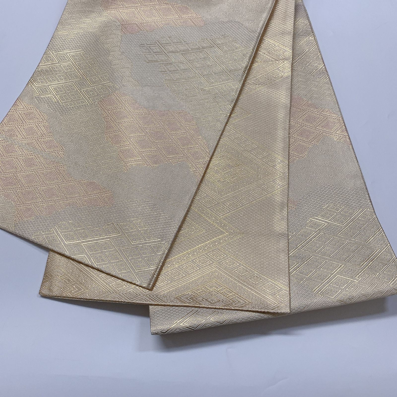 6551］袋帯 霞文様 金 六通 正絹 着物 フォーマル - メルカリ