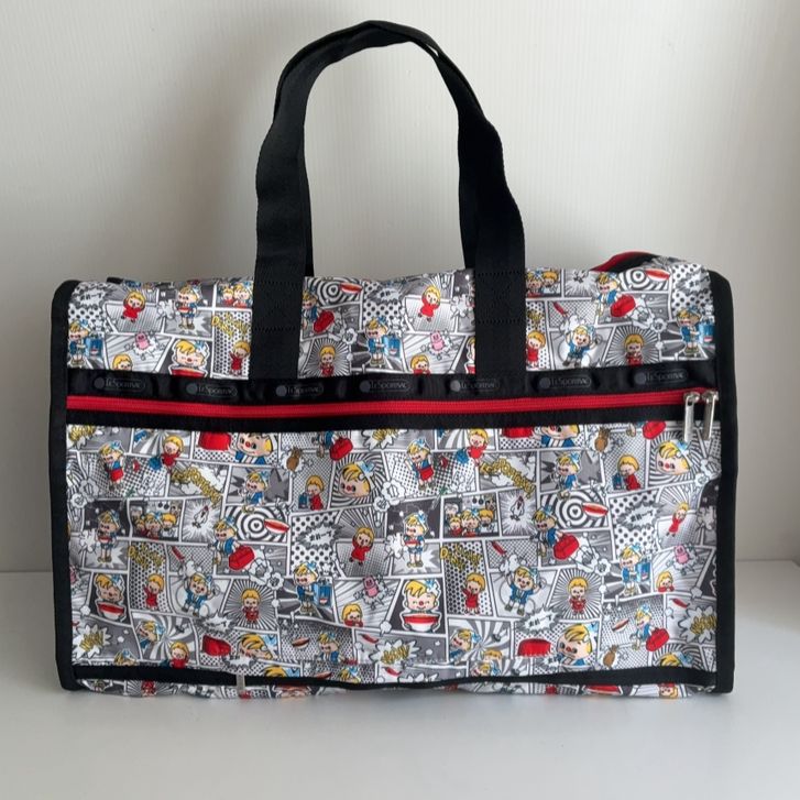 新品 タグ付き レスポートサック 出前一丁 コミック ボストンバッグ