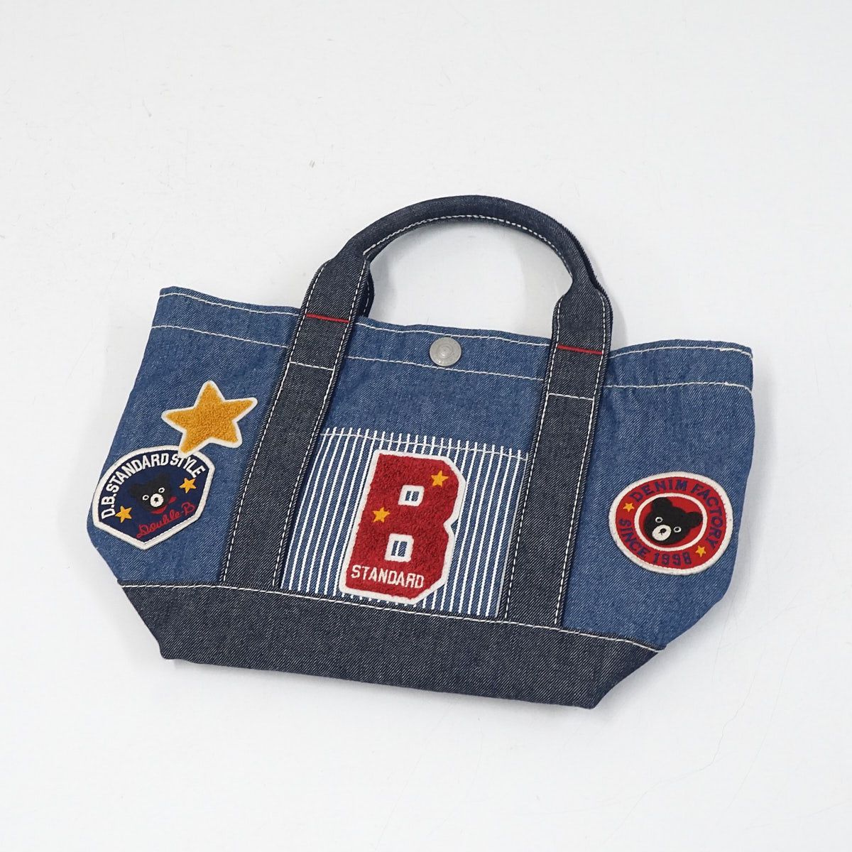 ミキハウス ダブルビー トートバッグ USED美品 DOUBLE_B miki house