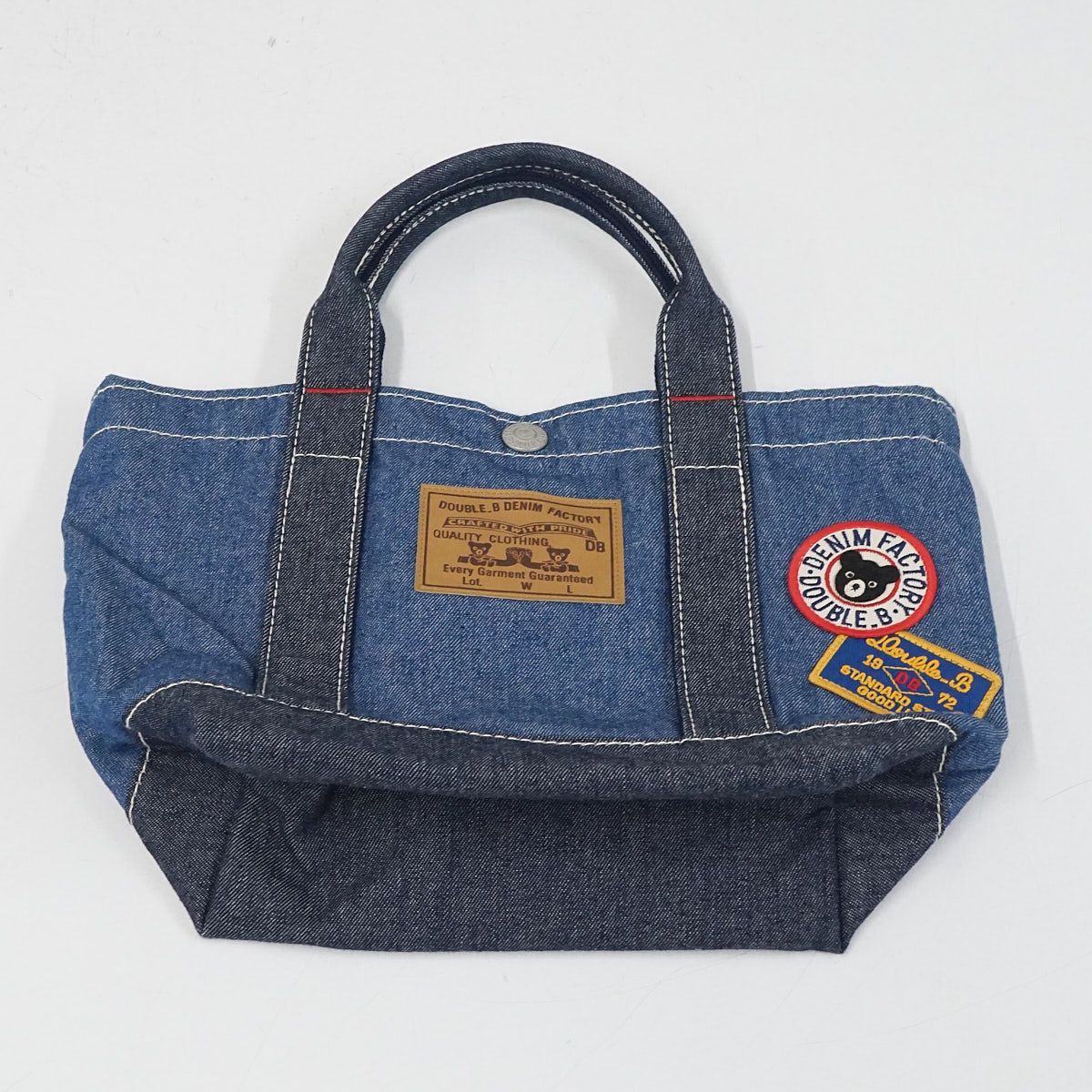 ミキハウス ダブルビー トートバッグ USED美品 DOUBLE_B miki house