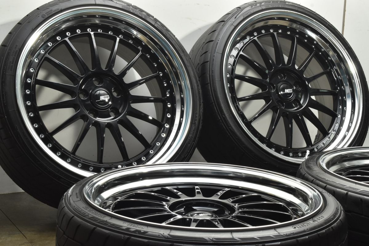 3ピース 深リム SSR Professor TF 1 20 in 9 J 37 PCD 114.3 2025年製 ニットー NT 555 G 2 235|35 R クラウン オデッセイ スカイライン