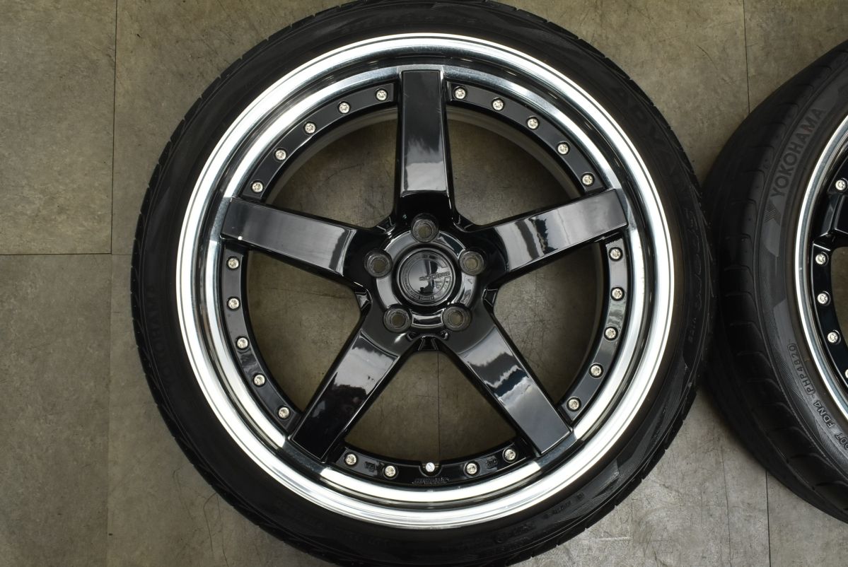 深リム WORK グノーシス GR 203 20 in 8.5 J 47 PCD 114.3 ヨコハマ 235|35 R クラウン マークX カムリ オデッセイ スカイライン ワーク