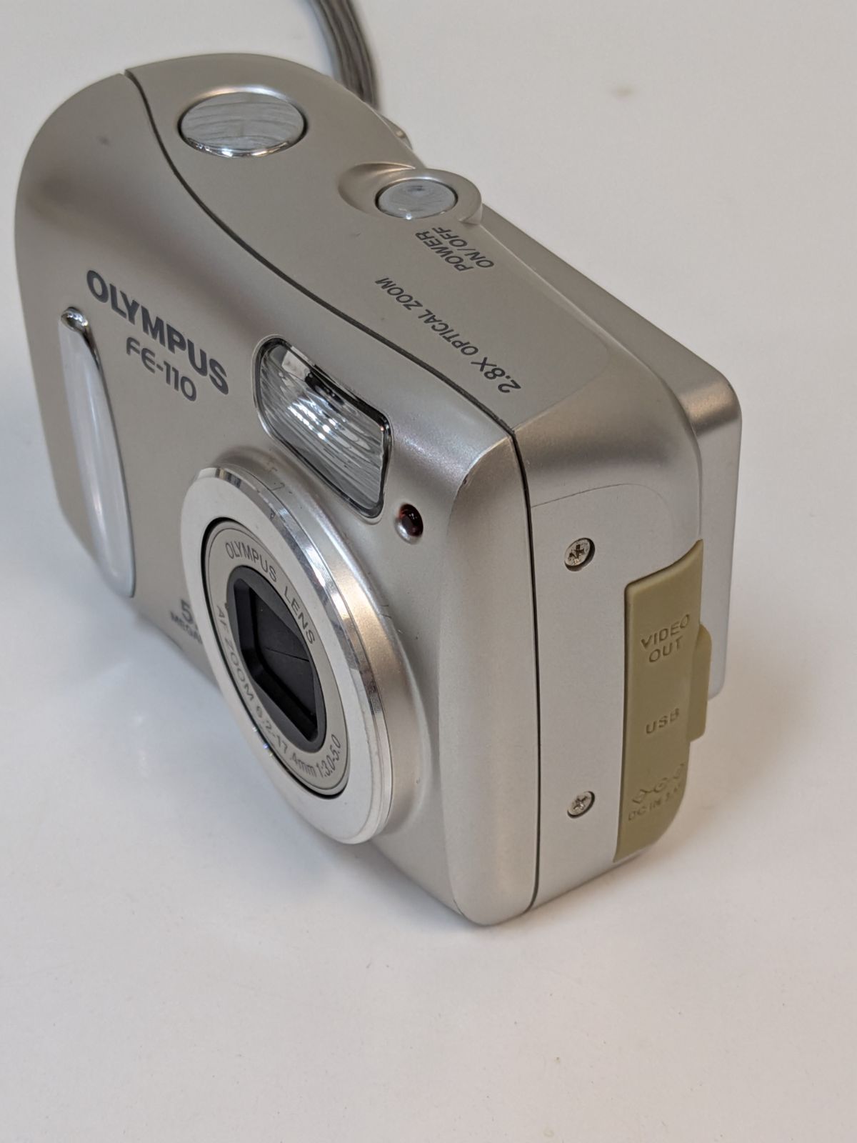 動作確認済】美品 OLYMPUS コンパクトデジタルカメラ FE‐110 シルバー