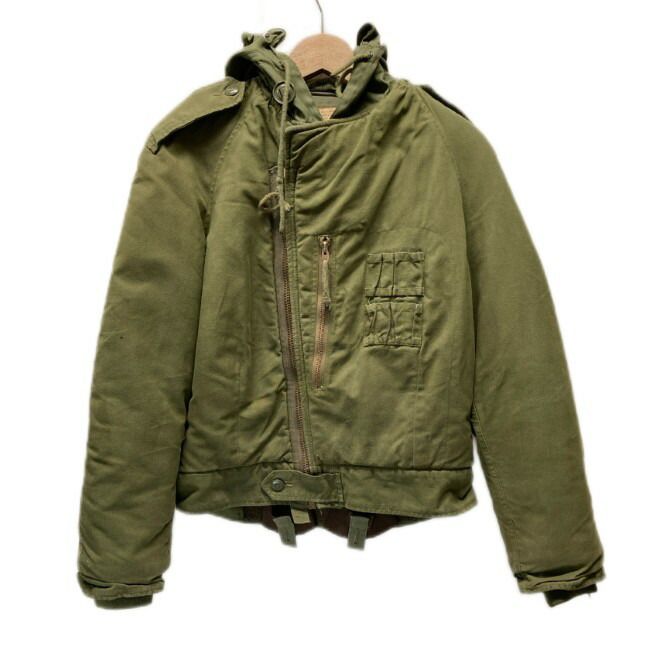 SHIFF-CO. タンカージャケット 80 s 80年代 ミリタリージャケット アウター カナダ軍 フード フルジップ ジップポケット 古着