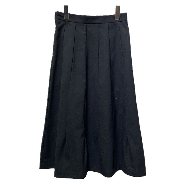 tricot COMME des GARCONS スカート 90 s 90年代 ミモレ丈 Aライン タック 無地 サイドジップ AD 1999 日本製 ドメスティック 古着