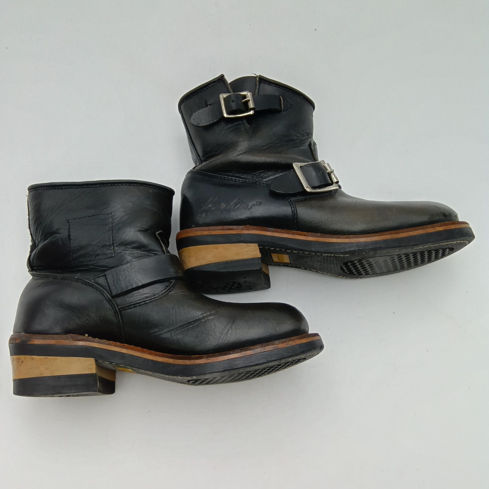 Hawkins ホーキンス エンジニアブーツ レディース UK4 ブラック F-13-8