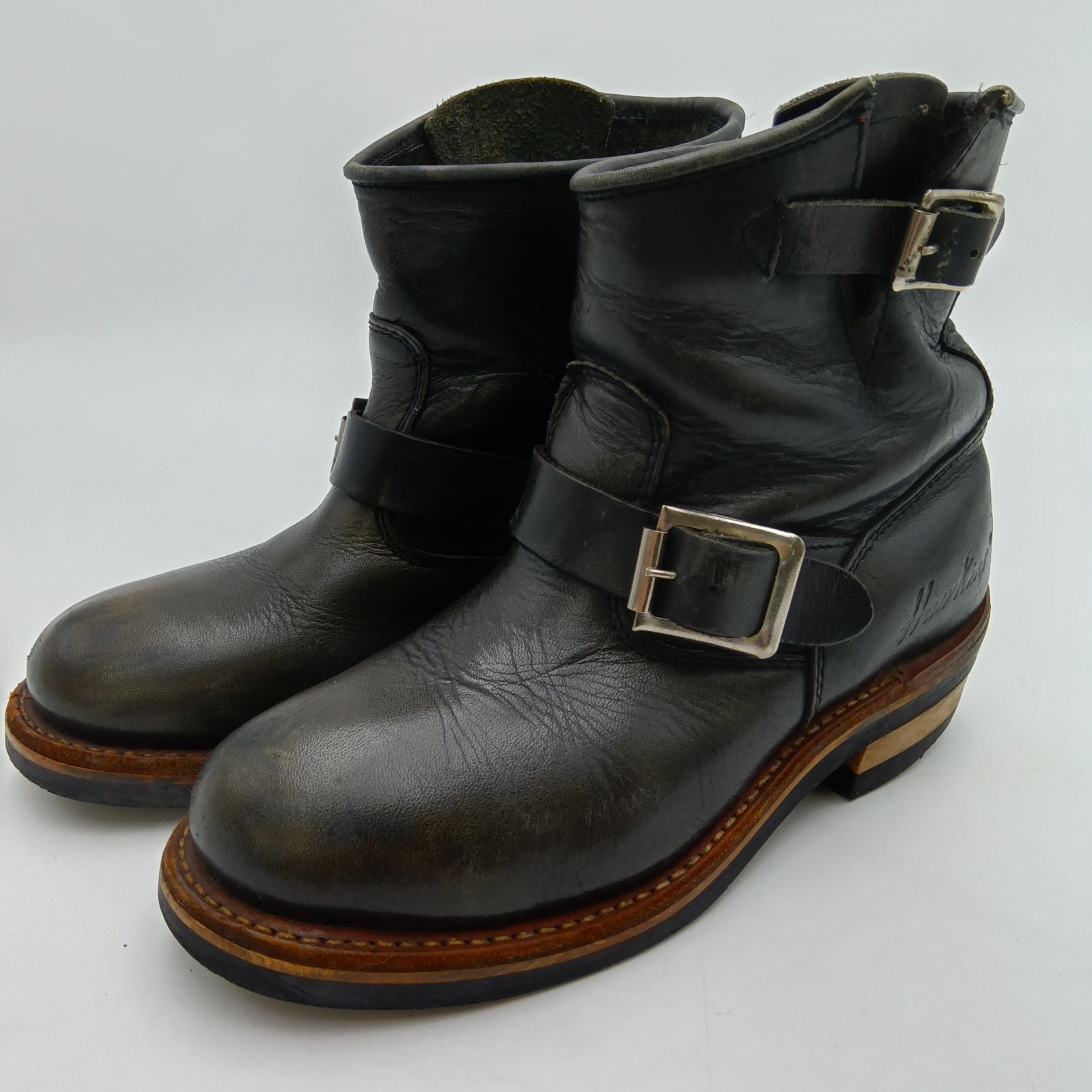 Hawkins ホーキンス エンジニアブーツ レディース UK4 ブラック F-13-8