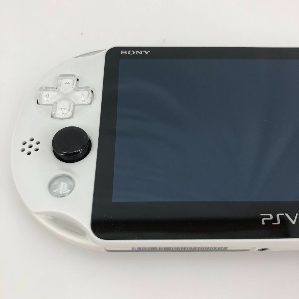05 w 17947 T PS VITA PlayStation 本体のみ PCH 2000 ホワイト メモリーカード8 GB ＊動作 初期化済み＊ 品