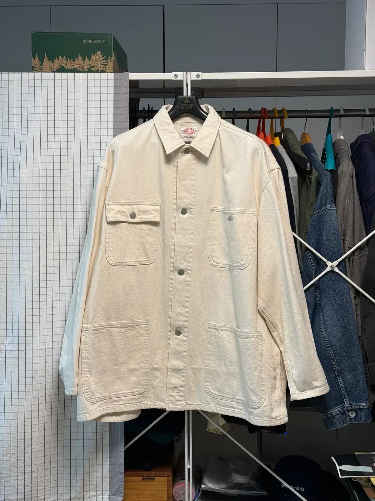 ダントン オーバーサイズ カバーオール エクリュ 60 サイズ