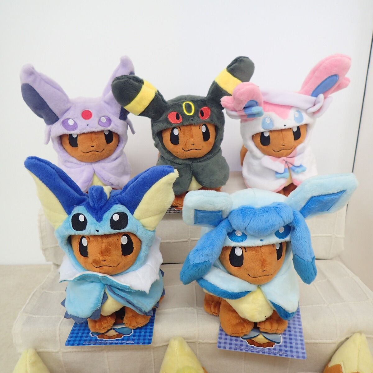 ポケモンセンターぬいぐるみ イーブイポンチョシリーズ まとめて8体