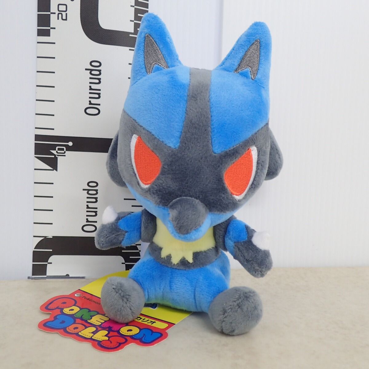 ポケモンセンターオリジナル ルカリオドール 紙タグ付き美品 ポケットモンスター ポケモンセンターオリジナル ルカリオドール 紙タグ付き美品