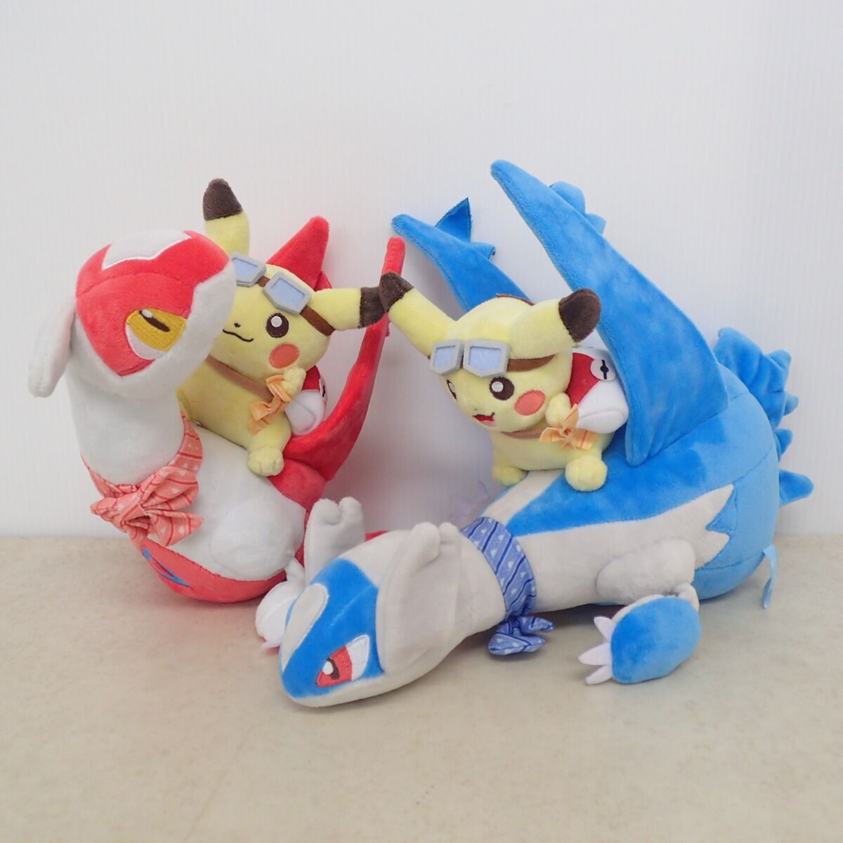 ポケモンセンター ぬいぐるみ ラティアス･ラティオスに乗って ラティアス|ラティオス 2体セット 紙タグなし ポケットモンスター 2019