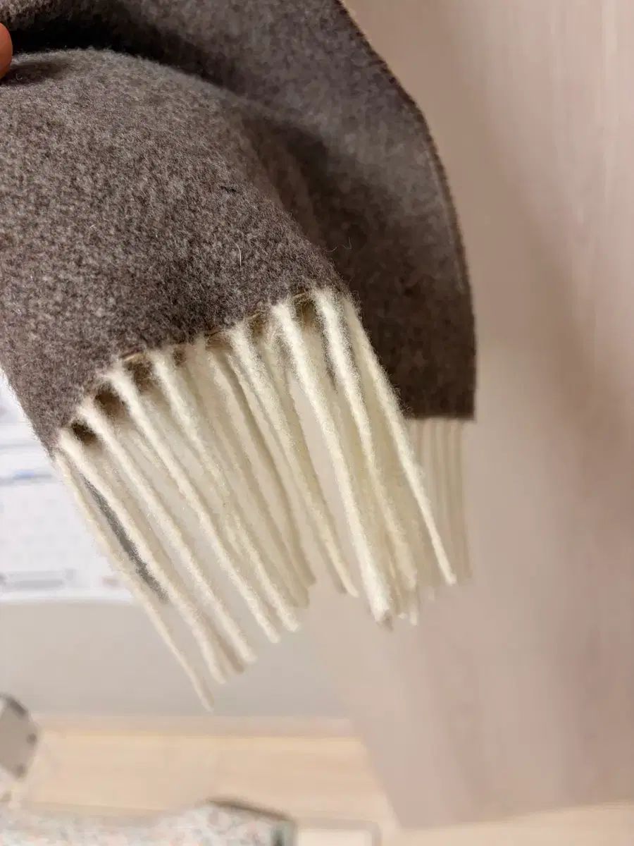 マフラー ブラウン