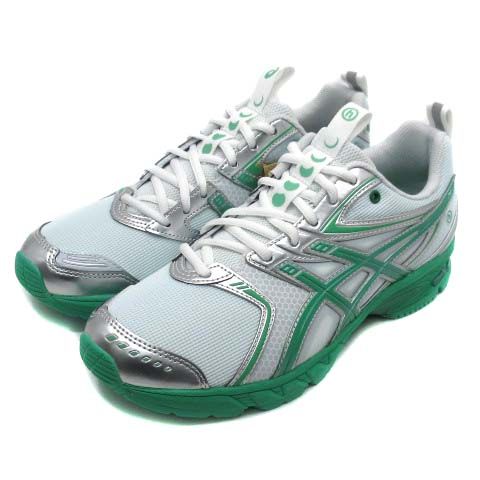 ♥品 アシックス asics ヒドゥン Hidden NY ゲル ディーエス トレーナー GEL-DS TRAINER 14 スニーカー ホワイト グリーン 26.5 cm