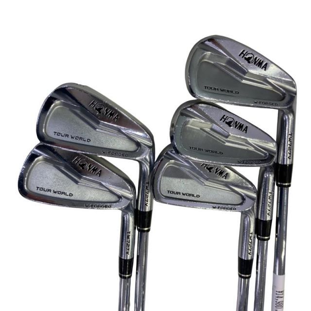 本間ゴルフ TOUR WORLD TW 727 V FORGED 6 S アイアンセット IR 特注シャフト フレックスS メンズ 男性用 右利き 右用 Cランク ゴルフクラブ