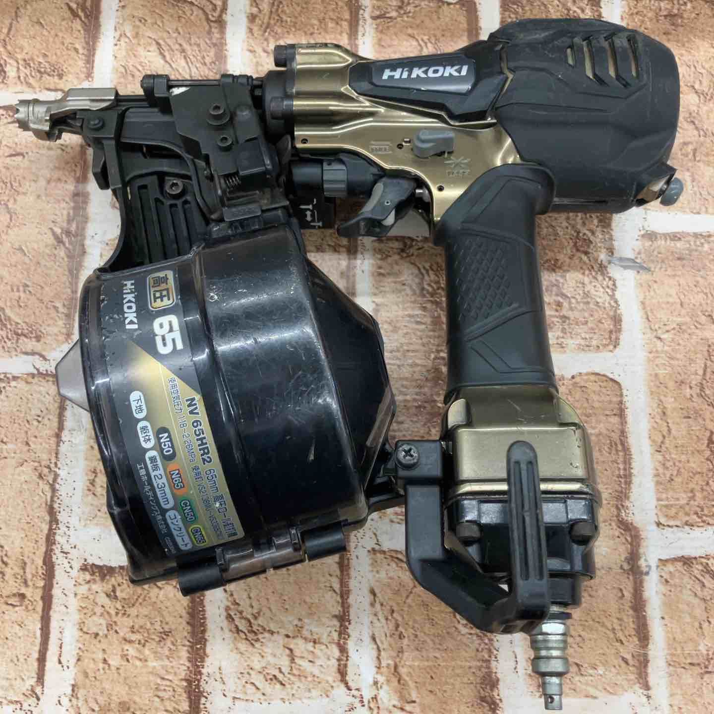 ☆ハイコーキ(HIKOKI ※旧:日立工機) 高圧エア釘打ち機 NV65HR2(S 