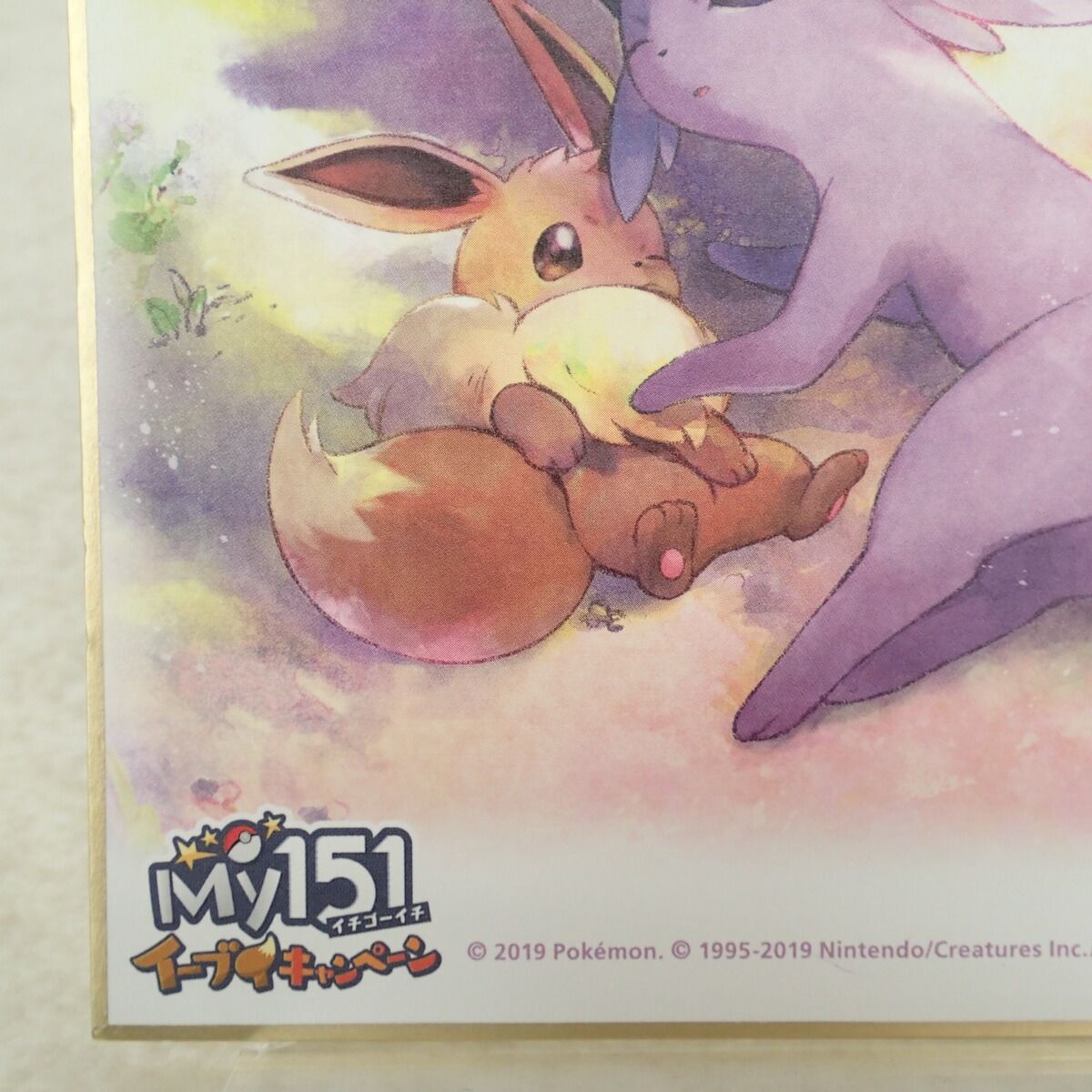 ポケモンセンター My151イーブイキャンペーン第2弾 ミニ色紙 イーブイ