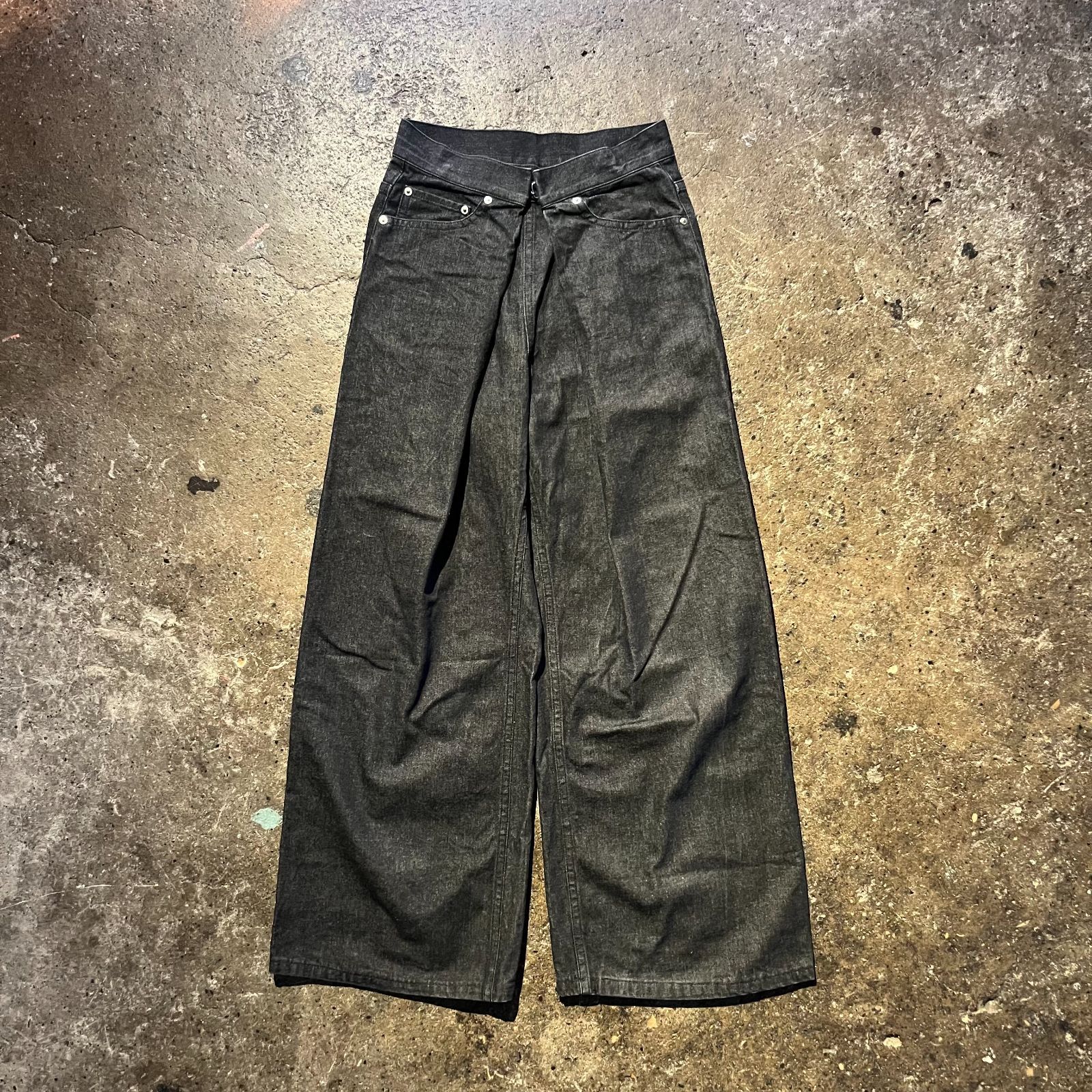 JOHN WIDE DENIM PANT BLACK 6 ジョンローレンスサリバン ワイドデニムパンツ ブラック PT 16-05-05