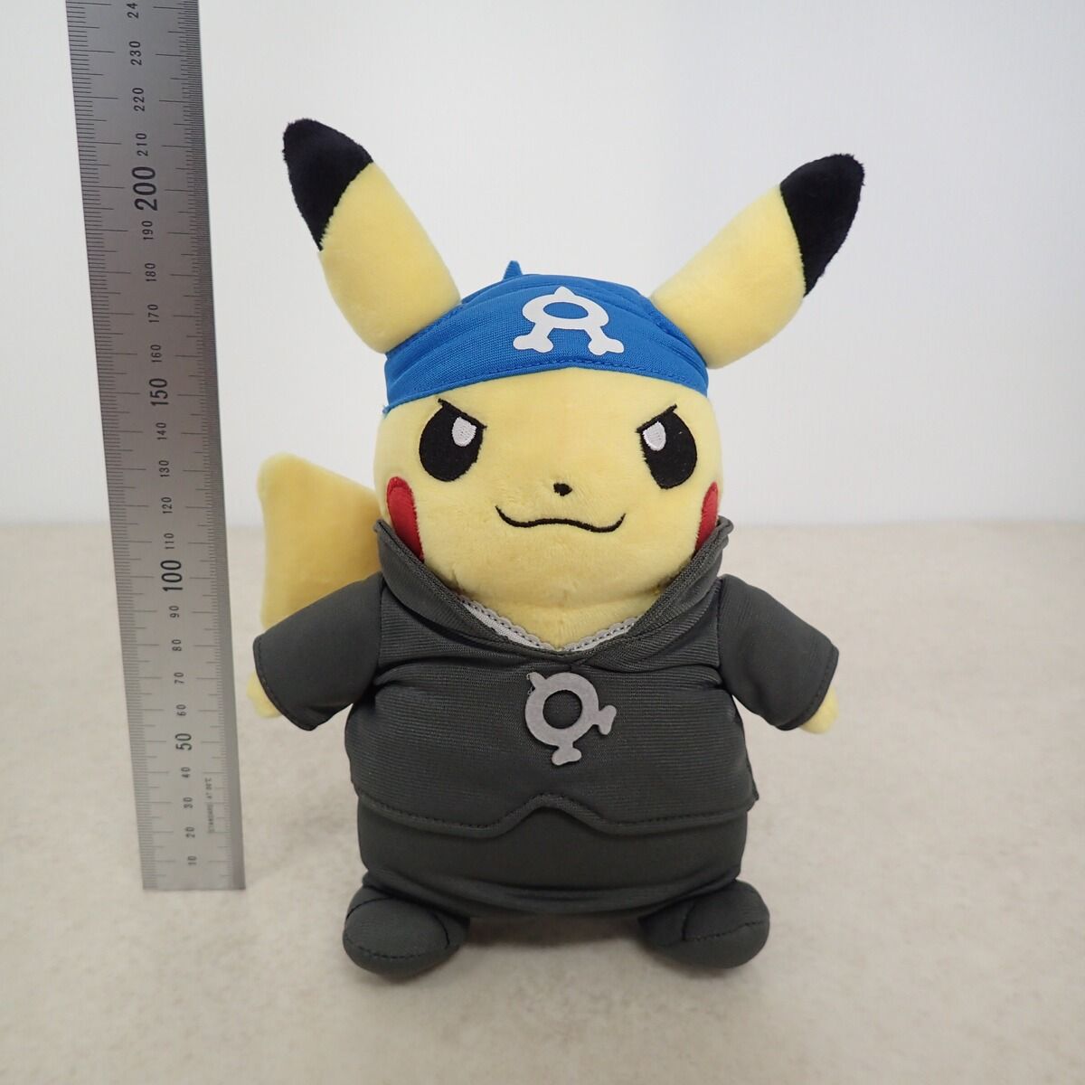 ポケモンセンター ぬいぐるみ ボスごっこピカチュウRR アクア団